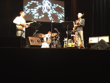 with David Gilmore at Berklee Performance Center 2015? Digging the baggy pants look.